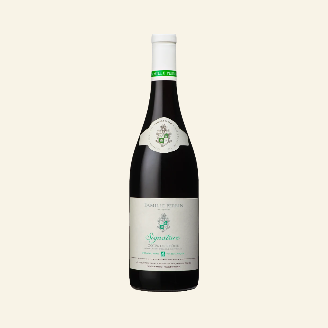 Vin rouge Côte du Rhone "signature" Famille Perrin