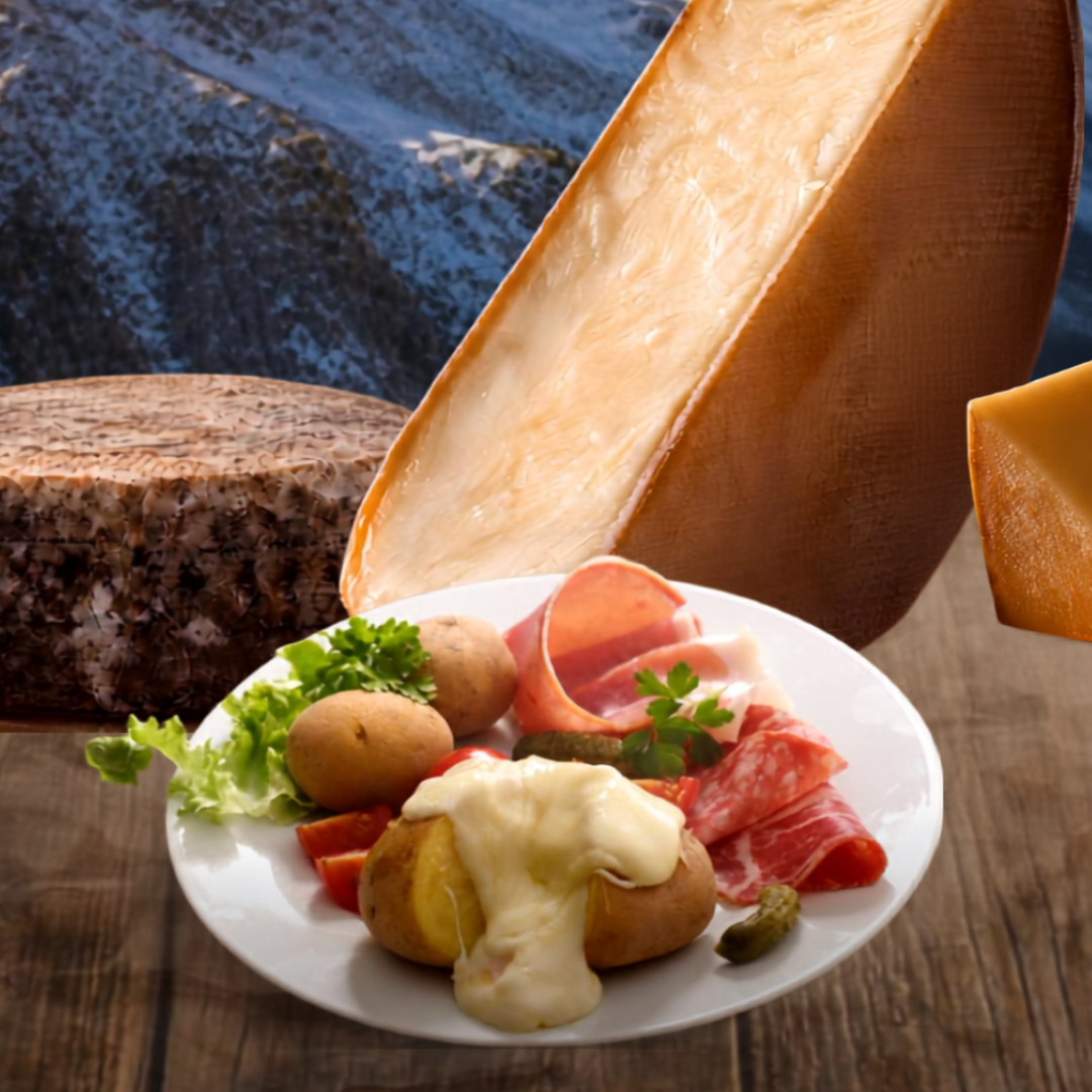 Assortiment de charcuterie et pommes de terre grenaille